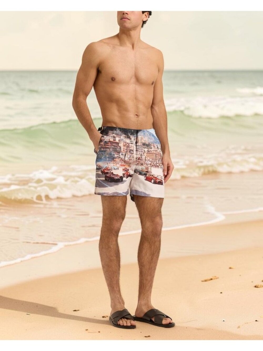 Orlebar Brown -Bulldog Start Your Engines Swim Shorts 30" Waist- NWT!!